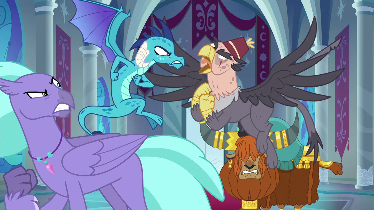 Dragon Lord Ember Slams Equestria's Trade Policies