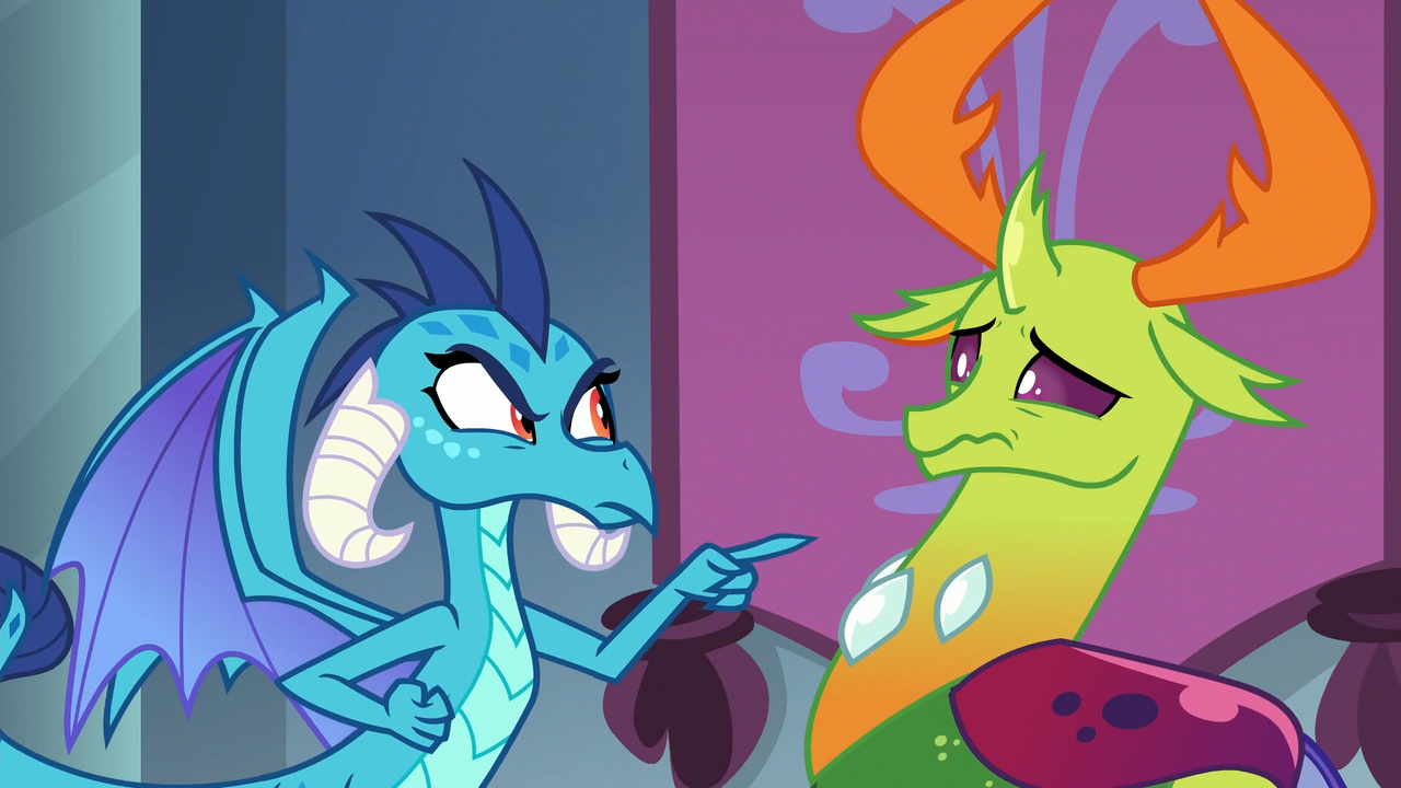 Dragon Lord Ember Condemns Equestrian Foreign Policy Tensions